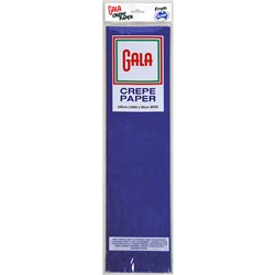 Alpen Gala Crepe Paper 240 x 50cm French Blue Pack Of 12 