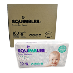 Squimbles Nappies Carton - Medium - Size 3