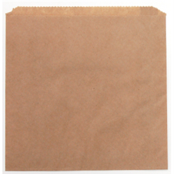 Paper Bag No 2 Square Greaseproof Lined Brown 200mmx200mm