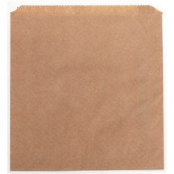 Paper Bag No 1 Wide Strung Wrap Brown 178x165mm