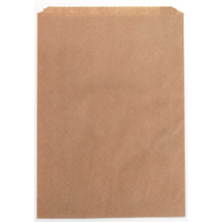 Paper Bag No 2 Flat Strung Wrap Brown 240x165mm