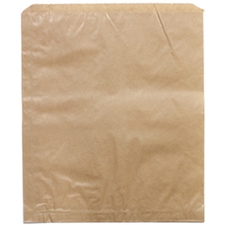 Paper Bag No 3 Flat Strung Wrap Brown 240x200mm