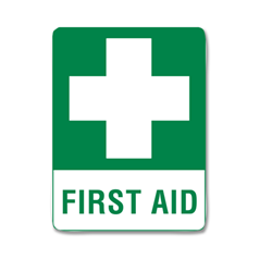 First Aid Sign - Self Adhesive