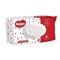 Huggies Essential Fragrance Free Baby Wipes 80 Pack x 6 
