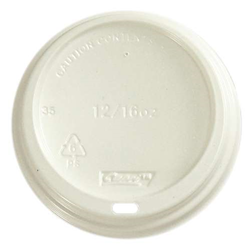 Coffee Cup Lid To Suit 90mm Round Cups