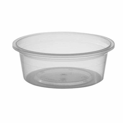 Container Round Clear PP 70ml Ctn 1000