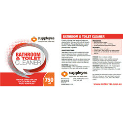 Suppleyes Label Bathroom Toilet Cleaner