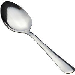 Connoisseur Flat Dessert Spoon Stainless Steel 175mm Pack Of 24