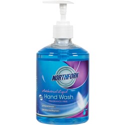 Northfork Antibacterial Liquid Handwash Fragrance Free 500ml 