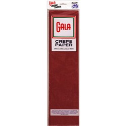 Alpen Gala Crepe Paper 240 x 50cm Maroon Pack Of 12 