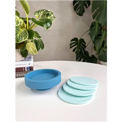 Porter Green Ciss Silicone Coasters Vancouver Pack of 5