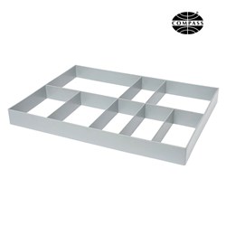Compass Grey Trolley Divider for Compass Housekeeping Trolley Grey