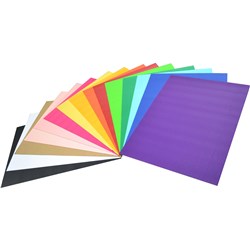 RAINBOW CORRUGATED BOARD 500x700mm Assorted 180GSM 15 sheets