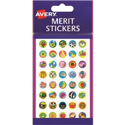 Avery Merit Stickers Mini Assortment Round 13mm Assorted Colours Pack Of 800