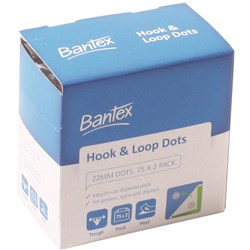 Bantex Hook And Loop Dots 22mm Pack of 150 