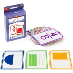 Learning Can Be Fun Flashcards Fraction Cards Pack of 65