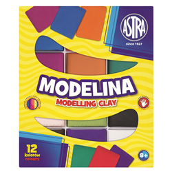 Modelling Clay 12 Colours 252g