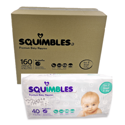 Squimbles Nappies Carton - Small - Size 2