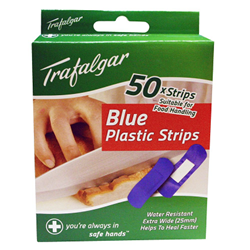 Trafalgar Blue Dressing Strips 50 Box
