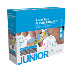 Junior Bandage Standard Strip Box 100