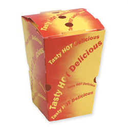 Chip Box Tasty Hot Delicious Print Large Pkt 50