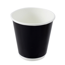 Paper Coffee Cup Cool Wall Black 8 Oz Super